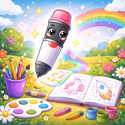 Magic Coloring Book For Little Artists